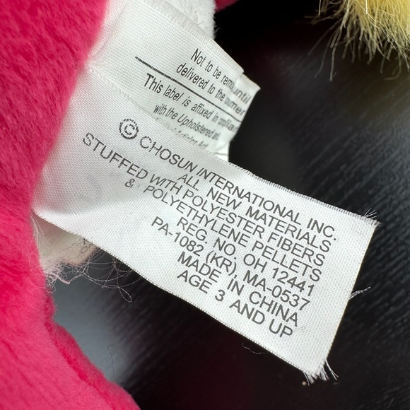 Chosun Rare Rainbow Lion Cub 14” Yellow Purple White Pink Blue Plush - Picture 8 of 8